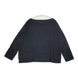 ORCIVAL ドロップショルダー 無地 長袖Ｔシャツ カットソー ロンＴ ブラック レディース オーシバル/オーチバル【中古】6-0218M∞