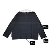 ORCIVAL ドロップショルダー 無地 長袖Ｔシャツ カットソー ロンＴ ブラック レディース オーシバル/オーチバル【中古】6-0218M∞