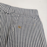 45R/45rpm 未使用 オックスストレッチのイージースリムパンツ 定価29700円 ネイビー系 ホワイト レディース フォーティーファイブアールピーエム【中古】5-1222M♪