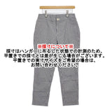 45R/45rpm 未使用 オックスストレッチのイージースリムパンツ 定価29700円 ネイビー系 ホワイト レディース フォーティーファイブアールピーエム【中古】5-1222M♪