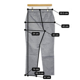 45R/45rpm 未使用 綿麻オックスストレッチのイージースリムパンツ 定価29700円 ライトブルー レディース フォーティーファイブアールピーエム【中古】5-1222M♪