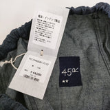 45R/45rpm 未使用 麦比古デニムのペチパンツ（濃） 定価44000円 デニムパンツ ネイビー レディース フォーティーファイブアールピーエム【中古】5-1118G♪