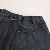 45R/45rpm 未使用 麦比古デニムのペチパンツ（濃） 定価44000円 デニムパンツ ネイビー レディース フォーティーファイブアールピーエム【中古】5-1118G♪