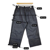 45R/45rpm 未使用 麦比古デニムのペチパンツ（濃） 定価44000円 デニムパンツ ネイビー レディース フォーティーファイブアールピーエム【中古】5-1118G♪