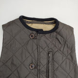 45R/45rpm リップストップナイロンキルトベスト サイズ1 定価22000円 プリマロフト ベスト カーキ レディース フォーティーファイブアールピーエム【中古】6-0105T∞