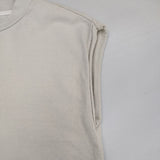 MHL. 595-7168511 MATT COTTON JERSEY ノースリーブ ワンピース アイボリー系 レディース エムエイチエル【中古】6-0514S∞
