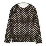 45R/45rpm ドット 水玉 長袖Ｔシャツ カットソー ロンＴ ブラック マルチ レディース フォーティーファイブアールピーエム【中古】6-0223M∞