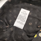 45R/45rpm ドット 水玉 長袖Ｔシャツ カットソー ロンＴ ブラック マルチ レディース フォーティーファイブアールピーエム【中古】6-0223M∞