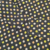 45R/45rpm ドット 水玉 長袖Ｔシャツ カットソー ロンＴ ブラック マルチ レディース フォーティーファイブアールピーエム【中古】6-0223M∞
