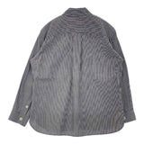 MHL. SEERSUCKER COTTON WOOL ストライプ 595-8253512 シアサッカー 長袖シャツ ブルー レディース エムエイチエル【中古】6-0218M∞
