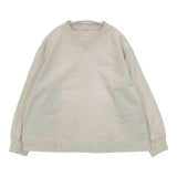 MHL. FADED COTTON TWILL サイズ1 定価25000円 595-1153500 プルオーバー ブラウス シャツ 21SS オフホワイト レディース エムエイチエル【中古】6-0218M∞