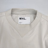 MHL. FADED COTTON TWILL サイズ1 定価25000円 595-1153500 プルオーバー ブラウス シャツ 21SS オフホワイト レディース エムエイチエル【中古】6-0218M∞