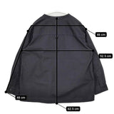 MHL. 595-2253510 SOFT HOPSACK プルオーバー シャツサイズ1 定価26400円 長袖シャツ 22AW ブラック レディース エムエイチエル【中古】5-1229M∞