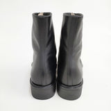 BEAUTIFUL SHOES 新品 FRONT-ZIP BOOTS 22.5cm 定価72600円 ブーツ ブラック レディース ビューティフルシューズ【中古】5-1128T◎