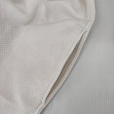 OUTIL ROBE DOYE スモッグギャザー コットン スキッパー ワンピース キナリ ベージュ レディース ウティ【中古】6-0226M∞