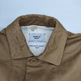 YAECA WRITE OVER COAT コットン オーバーコート 175208 コート ベージュ KHAKI レディース ヤエカ ライト【中古】6-0129M∞