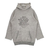 ARTE POVERA ヴィンテージダメージ加工 コットン 裏起毛 パーカー グレー レディース アルテポーヴェラ【中古】5-1214T∞