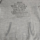 ARTE POVERA ヴィンテージダメージ加工 コットン 裏起毛 パーカー グレー レディース アルテポーヴェラ【中古】5-1214T∞