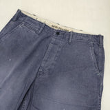 ARTE POVERA ヴィンテージダメージ加工 チノパンツ ネイビー系 レディース アルテポーヴェラ【中古】6-0223G∞