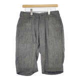 ARTE POVERA リネン ショートパンツ ハーフパンツ ショーツ グレー レディース アルテポーヴェラ【中古】6-0514S∞