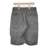 ARTE POVERA リネン ショートパンツ ハーフパンツ ショーツ グレー レディース アルテポーヴェラ【中古】6-0514S∞