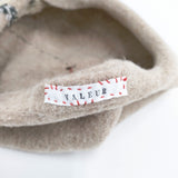 VALEUR ウール100％ 帽子 ベレー帽 ベージュ レディース バルール【中古】5-1202T◎