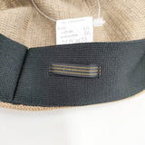 CA4LA ワッペン付き 帽子 ベレー帽 ベージュ レディース カシラ【中古】5-1202T◎