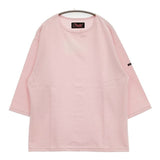 OUTIL TRICOT HABAS SHORT バスクシャツ ショート 定価20900円 カットソー ピンク レディース ウティ【中古】6-0223M∞