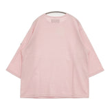 OUTIL TRICOT HABAS SHORT バスクシャツ ショート 定価20900円 カットソー ピンク レディース ウティ【中古】6-0223M∞