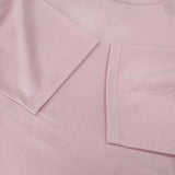 OUTIL TRICOT HABAS SHORT バスクシャツ ショート 定価20900円 カットソー ピンク レディース ウティ【中古】6-0223M∞