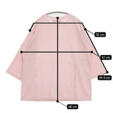OUTIL TRICOT HABAS SHORT バスクシャツ ショート 定価20900円 カットソー ピンク レディース ウティ【中古】6-0223M∞