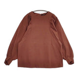Liesse A0185FB309 タイプライター プルオーバー ブラウス シャツ ワインレッド レディース リエス【中古】6-0223M∞