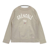 快晴堂/快晴堂謹製 サイズ3 日本製 長袖Ｔシャツ カットソー ロンＴ グレージュ レディース 快晴堂/快晴堂謹製【中古】6-0223M∞