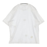 emily levine エミリーレヴィーン 刺繍 J-1590 サイズS/M 半袖Ｔシャツ カットソー ホワイト レディース【中古】6-0407S♪