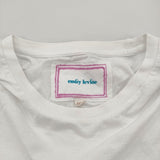 emily levine エミリーレヴィーン 刺繍 J-1590 サイズS/M 半袖Ｔシャツ カットソー ホワイト レディース【中古】6-0407S♪