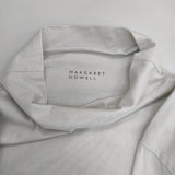 MARGARET HOWELL 589-4269005 COMPACT COTTON JERSEY コットン F モックネック カットソー 24AW グレー レディース マーガレットハウエル【中古】6-0129M∞