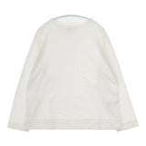 MHL. 595-5169501 SMOOTH COTTON JERSEY 長袖Ｔシャツ カットソー ロンＴ 25SS ホワイト レディース エムエイチエル【中古】6-0129M∞