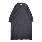 MHL. 595-1258505 COTTON WOOL TWILL コットンウールツイル 定価38500円 ワンピース チャコールグレー レディース エムエイチエル【中古】5-1214T∞