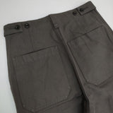 MHL. COTTON WOOL DRILL 595-2243502 コットンウール パンツ 22AW チャコールグレー レディース エムエイチエル【中古】5-1214T∞