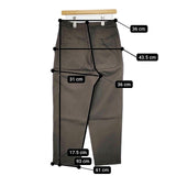 MHL. COTTON WOOL DRILL 595-2243502 コットンウール パンツ 22AW チャコールグレー レディース エムエイチエル【中古】5-1214T∞