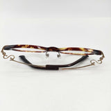 999.9 NPM-37 50□18 133 6501 15K メガネ ブラウン クリア レディース フォーナインズ【中古】6-0110G∞