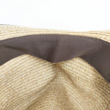 mature ha BOXED HAT ボックスハット 帽子 ペーパー ハット ベージュ レディース マチュアーハ【中古】6-0212M◎