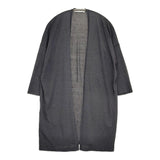 evam eva linen robe サイズM リネンローブ 羽織り 定価35200円 カーディガン 25SS チャコールグレー レディース エヴァムエヴァ【中古】5-1118M♪