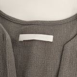 evam eva linen cotton poncho リネンコットンポンチョ 定価30800円 チュニック ワンピース 25AW グレー レディース エヴァムエヴァ【中古】5-1118M♪