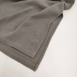 evam eva linen cotton poncho リネンコットンポンチョ 定価30800円 チュニック ワンピース 25AW グレー レディース エヴァムエヴァ【中古】5-1118M♪