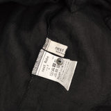 nest Robe 01203-1570 フリル リネン ブラウス シャツ ブラック レディース ネストローブ【中古】6-0216M∞