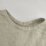 nest Robe リネン近江晒しラッフル袖2wayブラウス 製品染め 01211-1104 ブラウス シャツ グリーン レディース ネストローブ【中古】6-0411M∞