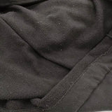 prit Vネック スウェット 裏毛 フレンチスリーブ ワンピース ブラック レディース プリット【中古】5-1128T♪