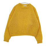 MACALASTAIR ウールシルク スコットランド製 クルーネック サイズ36 セーター ニット オレンジ レディース マカラスター【中古】5-1128T♪