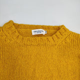 MACALASTAIR ウールシルク スコットランド製 クルーネック サイズ36 セーター ニット オレンジ レディース マカラスター【中古】5-1128T♪